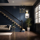 Eight Light Pendant<br /><span style="color:#4AB0CE;">Entrega: 4-10 dias en USA</span><br /><span style="color:#4AB0CE;font-size:60%;">PREGUNTE POR ENTREGA EN PANAMA</span><br />Collection: UNION ESTATES<br />Finish: Coal And Soft Brass