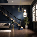 Eight Light Pendant<br /><span style="color:#4AB0CE;">Entrega: 4-10 dias en USA</span><br /><span style="color:#4AB0CE;font-size:60%;">PREGUNTE POR ENTREGA EN PANAMA</span><br />Collection: UNION ESTATES<br />Finish: Coal And Soft Brass
