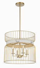 Four Light Pendant<br /><span style="color:#4AB0CE;">Entrega: 4-10 dias en USA</span><br /><span style="color:#4AB0CE;font-size:60%;">PREGUNTE POR ENTREGA EN PANAMA</span><br />Collection: Park Slope by Robin Baron<br />Finish: Nouveau Gold