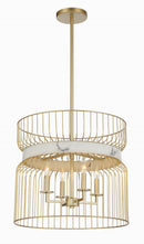 Four Light Pendant<br /><span style="color:#4AB0CE;">Entrega: 4-10 dias en USA</span><br /><span style="color:#4AB0CE;font-size:60%;">PREGUNTE POR ENTREGA EN PANAMA</span><br />Collection: Park Slope by Robin Baron<br />Finish: Nouveau Gold