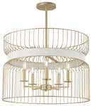 Five Light Pendant<br /><span style="color:#4AB0CE;">Entrega: 4-10 dias en USA</span><br /><span style="color:#4AB0CE;font-size:60%;">PREGUNTE POR ENTREGA EN PANAMA</span><br />Collection: Park Slope by Robin Baron<br />Finish: Nouveau Gold