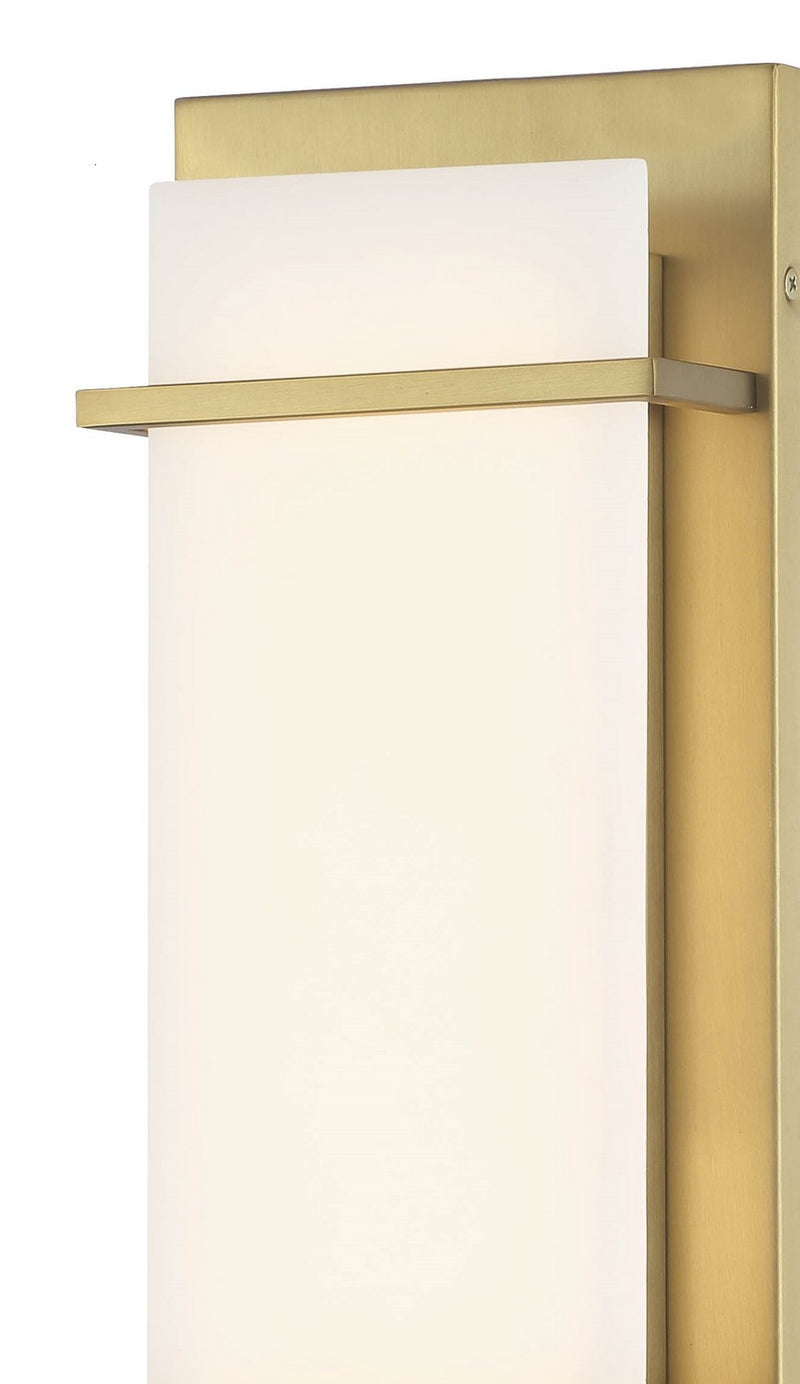 LED Wall Sconce<br /><span style="color:#4AB0CE;">Entrega: 3-4 semanas en USA</span><br /><span style="color:#4AB0CE;font-size:60%;">PREGUNTE POR ENTREGA EN PANAMA</span><br />Collection: Tarnos<br />Finish: Soft Brass