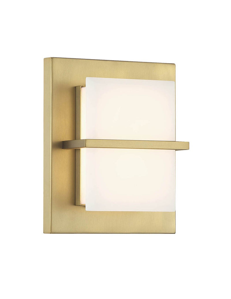 LED Wall Sconce<br /><span style="color:#4AB0CE;">Entrega: 4-10 dias en USA</span><br /><span style="color:#4AB0CE;font-size:60%;">PREGUNTE POR ENTREGA EN PANAMA</span><br />Collection: Tarnos<br />Finish: Soft Brass