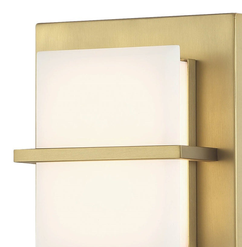 LED Wall Sconce<br /><span style="color:#4AB0CE;">Entrega: 4-10 dias en USA</span><br /><span style="color:#4AB0CE;font-size:60%;">PREGUNTE POR ENTREGA EN PANAMA</span><br />Collection: Tarnos<br />Finish: Soft Brass