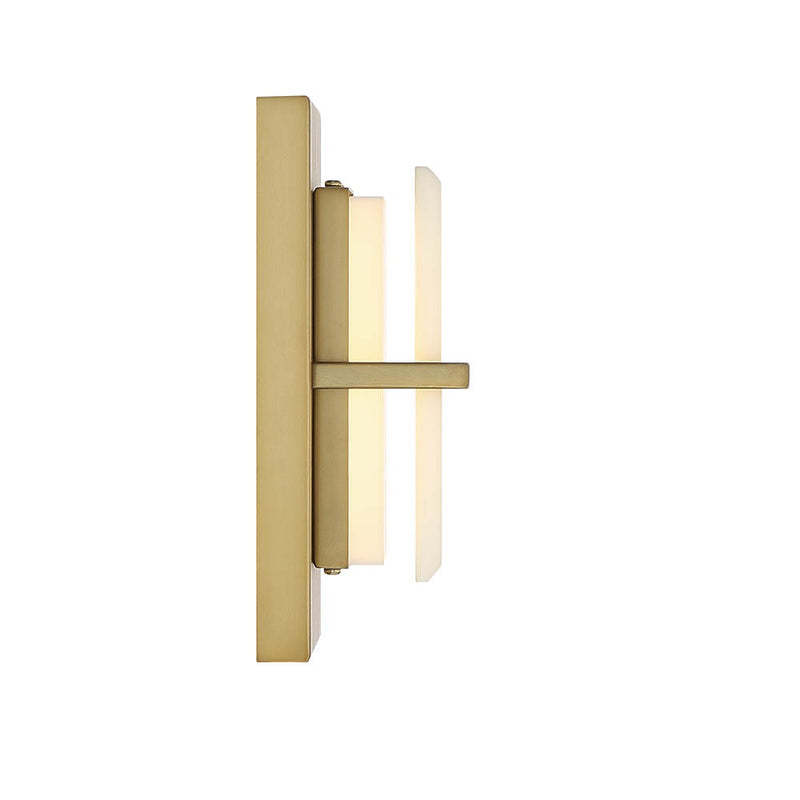 LED Wall Sconce<br /><span style="color:#4AB0CE;">Entrega: 4-10 dias en USA</span><br /><span style="color:#4AB0CE;font-size:60%;">PREGUNTE POR ENTREGA EN PANAMA</span><br />Collection: Tarnos<br />Finish: Soft Brass