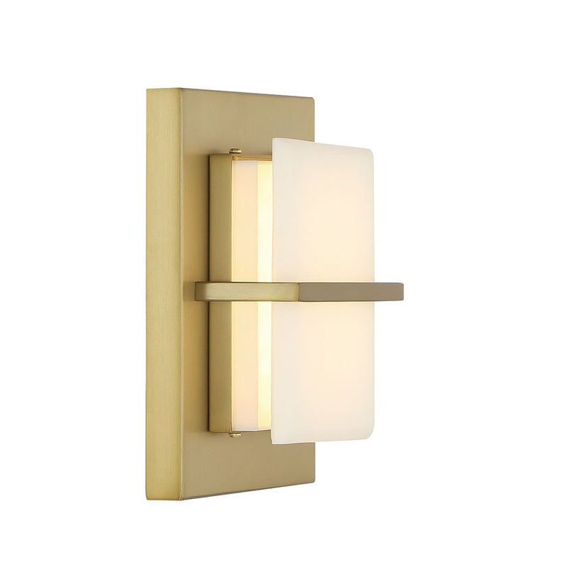 LED Wall Sconce<br /><span style="color:#4AB0CE;">Entrega: 4-10 dias en USA</span><br /><span style="color:#4AB0CE;font-size:60%;">PREGUNTE POR ENTREGA EN PANAMA</span><br />Collection: Tarnos<br />Finish: Soft Brass