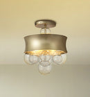 Three Light Convertible Pendant<br /><span style="color:#4AB0CE;">Entrega: 4-10 dias en USA</span><br /><span style="color:#4AB0CE;font-size:60%;">PREGUNTE POR ENTREGA EN PANAMA</span><br />Collection: Verdi Square by Robin Baron<br />Finish: Soft Gold