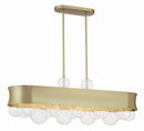Six Light Island Pendant<br /><span style="color:#4AB0CE;">Entrega: 4-10 dias en USA</span><br /><span style="color:#4AB0CE;font-size:60%;">PREGUNTE POR ENTREGA EN PANAMA</span><br />Collection: Verdi Square by Robin Baron<br />Finish: Soft Gold