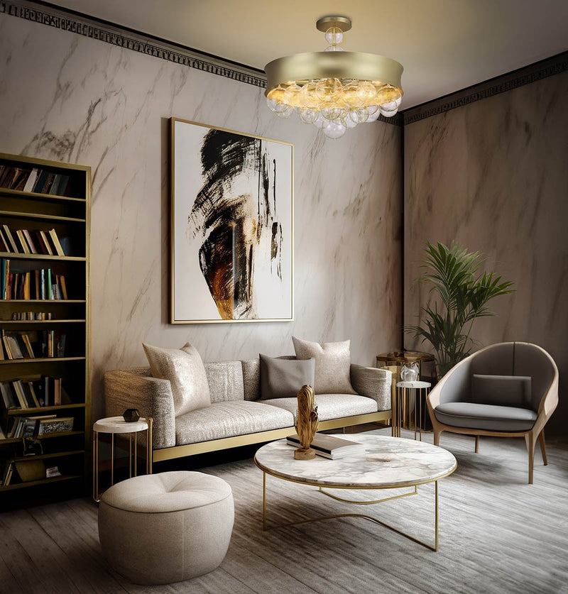 Eight Light Convertible Pendant<br /><span style="color:#4AB0CE;">Entrega: 4-10 dias en USA</span><br /><span style="color:#4AB0CE;font-size:60%;">PREGUNTE POR ENTREGA EN PANAMA</span><br />Collection: Verdi Square by Robin Baron<br />Finish: Soft Gold