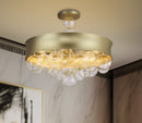Eight Light Convertible Pendant<br /><span style="color:#4AB0CE;">Entrega: 4-10 dias en USA</span><br /><span style="color:#4AB0CE;font-size:60%;">PREGUNTE POR ENTREGA EN PANAMA</span><br />Collection: Verdi Square by Robin Baron<br />Finish: Soft Gold