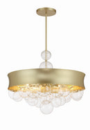 Eight Light Convertible Pendant<br /><span style="color:#4AB0CE;">Entrega: 4-10 dias en USA</span><br /><span style="color:#4AB0CE;font-size:60%;">PREGUNTE POR ENTREGA EN PANAMA</span><br />Collection: Verdi Square by Robin Baron<br />Finish: Soft Gold