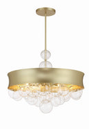 Eight Light Convertible Pendant<br /><span style="color:#4AB0CE;">Entrega: 14-15 semanas en USA</span><br /><span style="color:#4AB0CE;font-size:60%;">PREGUNTE POR ENTREGA EN PANAMA</span><br />Collection: Verdi Square by Robin Baron<br />Finish: Soft ...