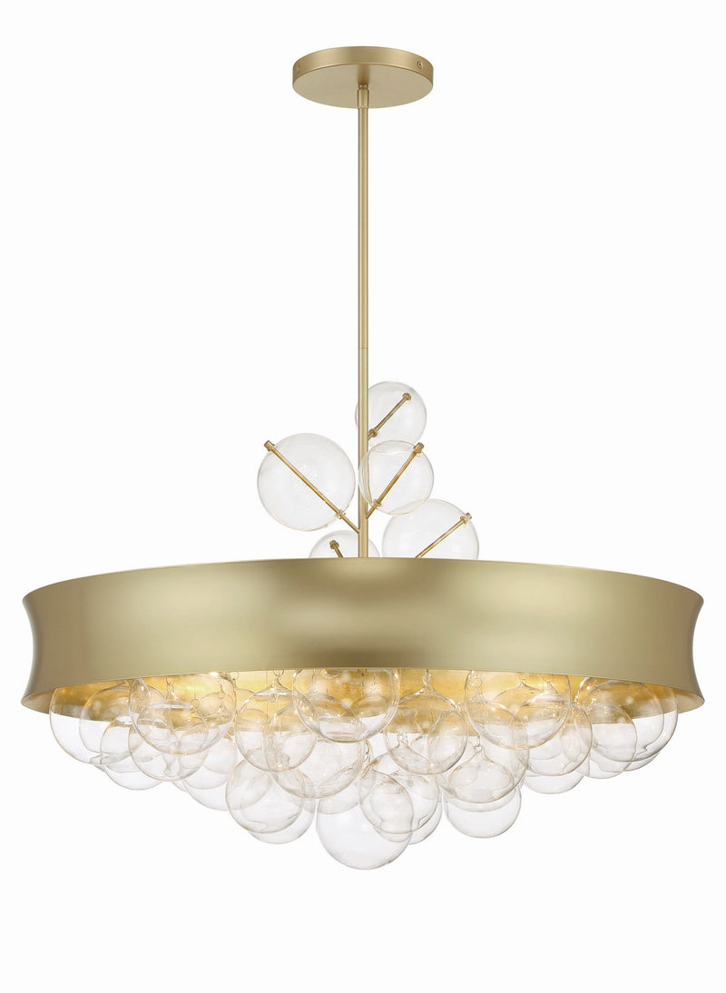 Eight Light Convertible Pendant<br /><span style="color:#4AB0CE;">Entrega: 4-10 dias en USA</span><br /><span style="color:#4AB0CE;font-size:60%;">PREGUNTE POR ENTREGA EN PANAMA</span><br />Collection: Verdi Square<br />Finish: Soft Gold