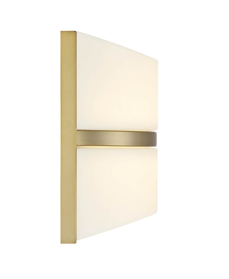 LED Wall Sconce<br /><span style="color:#4AB0CE;">Entrega: 4-10 dias en USA</span><br /><span style="color:#4AB0CE;font-size:60%;">PREGUNTE POR ENTREGA EN PANAMA</span><br />Collection: Velaux<br />Finish: Soft Brass