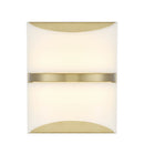 LED Wall Sconce<br /><span style="color:#4AB0CE;">Entrega: 4-10 dias en USA</span><br /><span style="color:#4AB0CE;font-size:60%;">PREGUNTE POR ENTREGA EN PANAMA</span><br />Collection: Velaux<br />Finish: Soft Brass