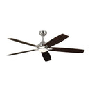 60" Ceiling Fan<br /><span style="color:#4AB0CE;">Entrega: 4-10 dias en USA</span><br /><span style="color:#4AB0CE;font-size:60%;">PREGUNTE POR ENTREGA EN PANAMA</span><br />Collection: Lowden<br />Finish: Brushed Steel