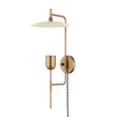 Troy Lighting - PTL1224-PBR/SSD - One Light Wall Sconce - Manti - Patina Brass