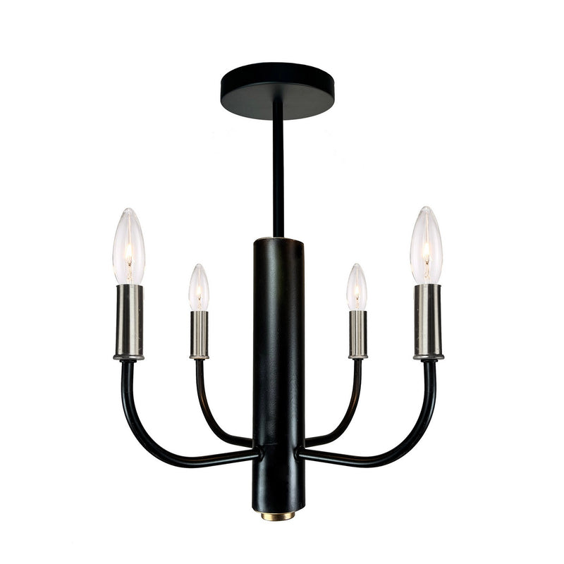 Artcraft Canada - AC10624BN - Four Light Semi Flushmount - Avalon Collection - Brushed Nickel
