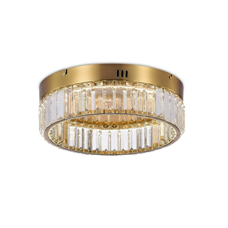 LED Flush Mount<br /><span style="color:#4AB0CE;">Entrega: 4-10 dias en USA</span><br /><span style="color:#4AB0CE;font-size:60%;">PREGUNTE POR ENTREGA EN PANAMA</span><br />Collection: Stella Collection<br />Finish: Brushed Brass