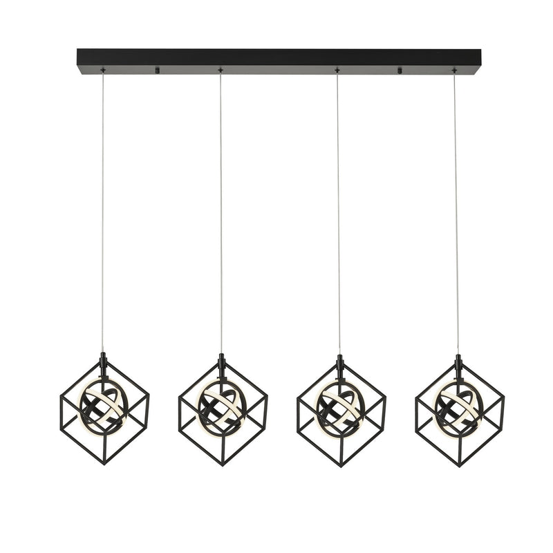 LED Island Pendant<br /><span style="color:#4AB0CE;">Entrega: 4-10 dias en USA</span><br /><span style="color:#4AB0CE;font-size:60%;">PREGUNTE POR ENTREGA EN PANAMA</span><br />Collection: Tulip<br />Finish: Matte Black