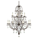 Generation Lighting - F1938/8+4MBZ - 12 Light Chandelier - Chateau - Mocha Bronze