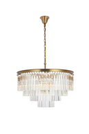 Elegant Lighting - 1201D32SG/RC - 17 Light Chandelier - Sydney - satin gold