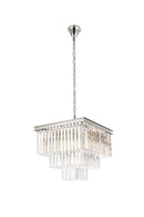 Elegant Lighting - 1201S22PN/RC - 13 Light Chandelier - Sydney - polished nickel