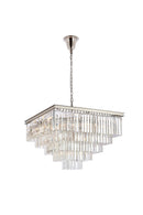 Elegant Lighting - 1201S34PN/RC - 21 Light Chandelier - Sydney - polished nickel