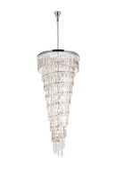 Elegant Lighting - 1201SR30PN/RC - 35 Light Chandelier - Sydney - polished nickel