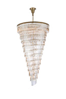 Elegant Lighting - 1201SR48SG/RC - 58 Light Chandelier - Sydney - satin gold