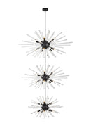 Elegant Lighting - 2502G46L3BK - 30 Light Chandelier - Sienna - Black