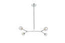 Elegant Lighting - 3508D30C - Four Light Pendant - Zayne - Chrome