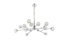 Elegant Lighting - 3509D42C - 15 Light Pendant - Graham - Chrome