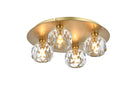 Elegant Lighting - 3509F14G - Four Light Flush Mount - Graham - Gold