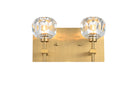 Elegant Lighting - 3509W11G - Two Light Wall Sconce - Graham - Gold