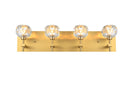 Elegant Lighting - 3509W25G - Four Light Wall Sconce - Graham - Gold
