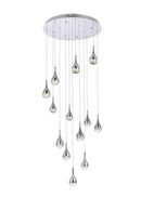 Elegant Lighting - 3813D30C - LED Chandelier - Amherst - chrome