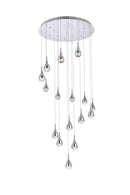 Elegant Lighting - 3816D36C - LED Chandelier - Amherst - chrome