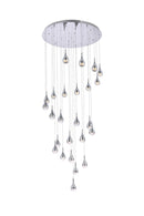 Elegant Lighting - 3825D42C - LED Chandelier - Amherst - chrome