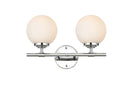 Elegant Lighting - LD7301W15CH - Two Light Bath Sconce - Ansley - Chrome