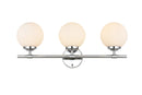 Elegant Lighting - LD7301W24CH - Three Light Bath Sconce - Ansley - Chrome