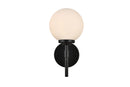 Elegant Lighting - LD7301W6BLK - One Light Bath Sconce - Ansley - Black