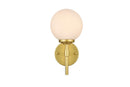 Elegant Lighting - LD7301W6BRA - One Light Bath Sconce - Ansley - Brass