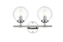 Elegant Lighting - LD7302W15CH - Two Light Bath Sconce - Ingrid - Chrome