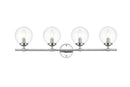 Elegant Lighting - LD7302W33CH - Four Light Bath Sconce - Ingrid - Chrome