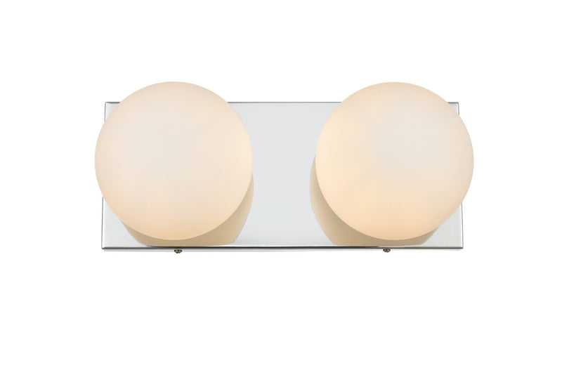 Elegant Lighting - LD7303W14CH - Two Light Bath Sconce - Jaylin - Chrome