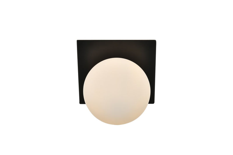 Elegant Lighting - LD7304W7BLK - One Light Bath Sconce - Jillian - Black