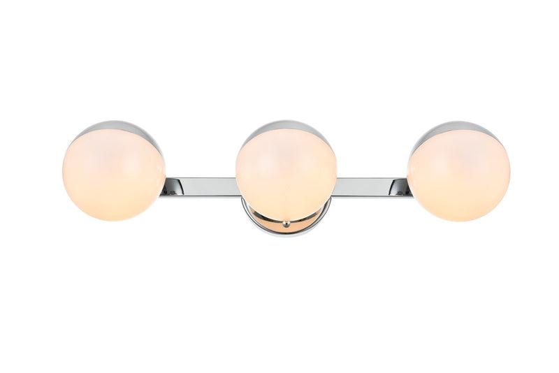 Elegant Lighting - LD7305W21CH - Three Light Bath Sconce - Majesty - Chrome