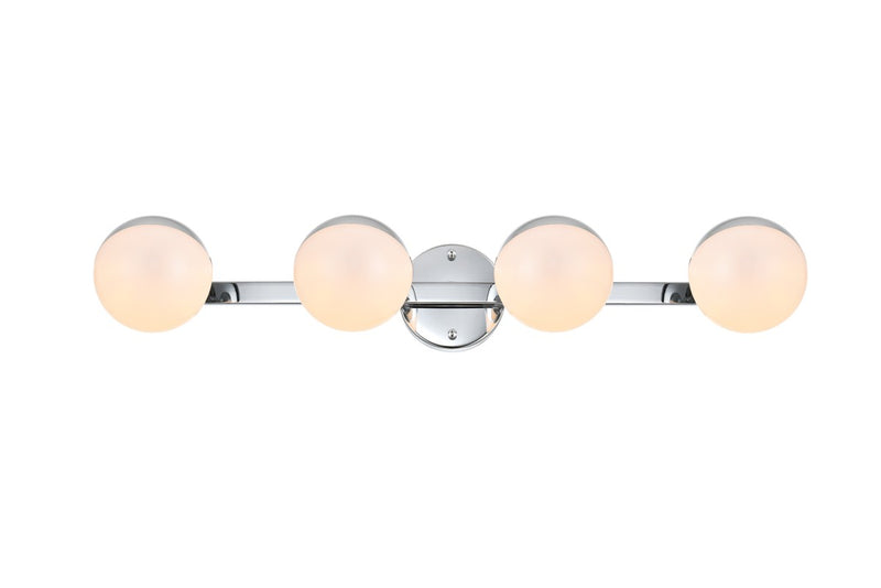 Elegant Lighting - LD7305W29CH - Four Light Bath Sconce - Majesty - Chrome
