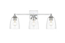 Elegant Lighting - LD7307W24CH - Three Light Bath Sconce - Gianni - Chrome